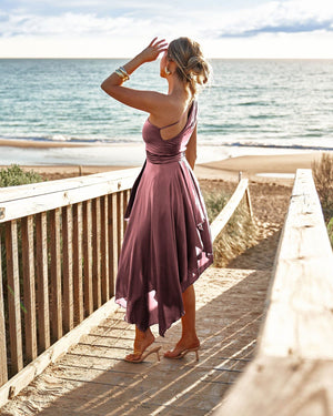 Kayla Dress-Plum