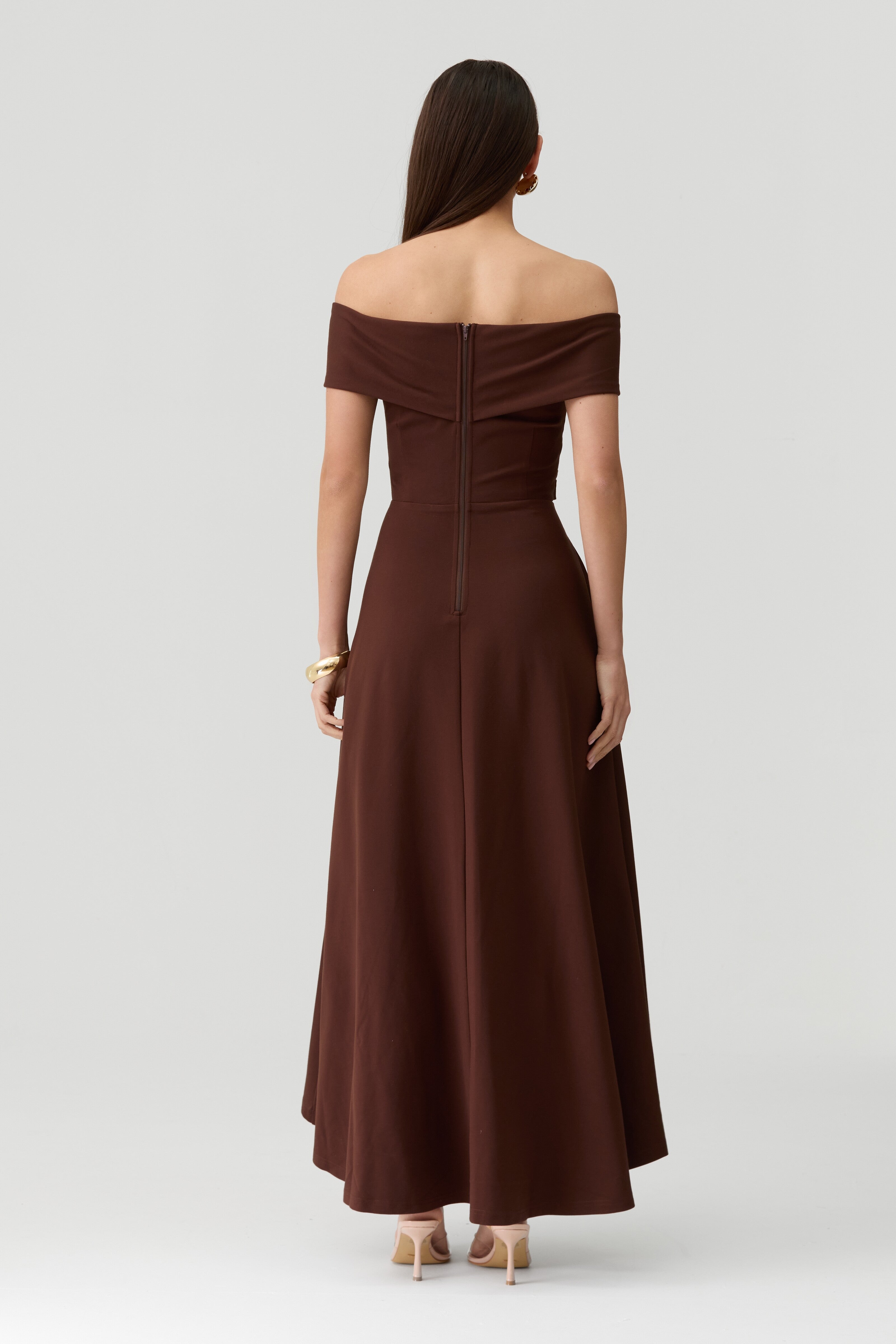 Belina Dress in Brown