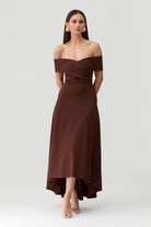 Belina Dress in Brown