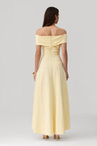 Belina Dress in Butter Yellow