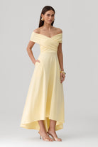 Belina Dress in Butter Yellow