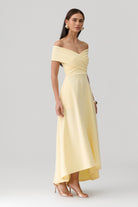 Belina Dress in Butter Yellow