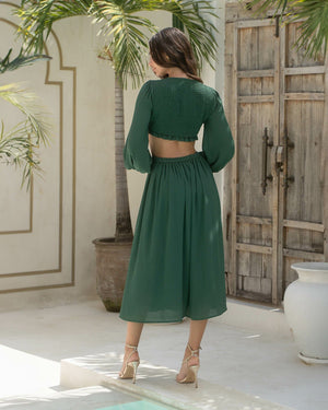 Amara Dress-Green