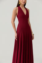 Alannah Dress in Wine