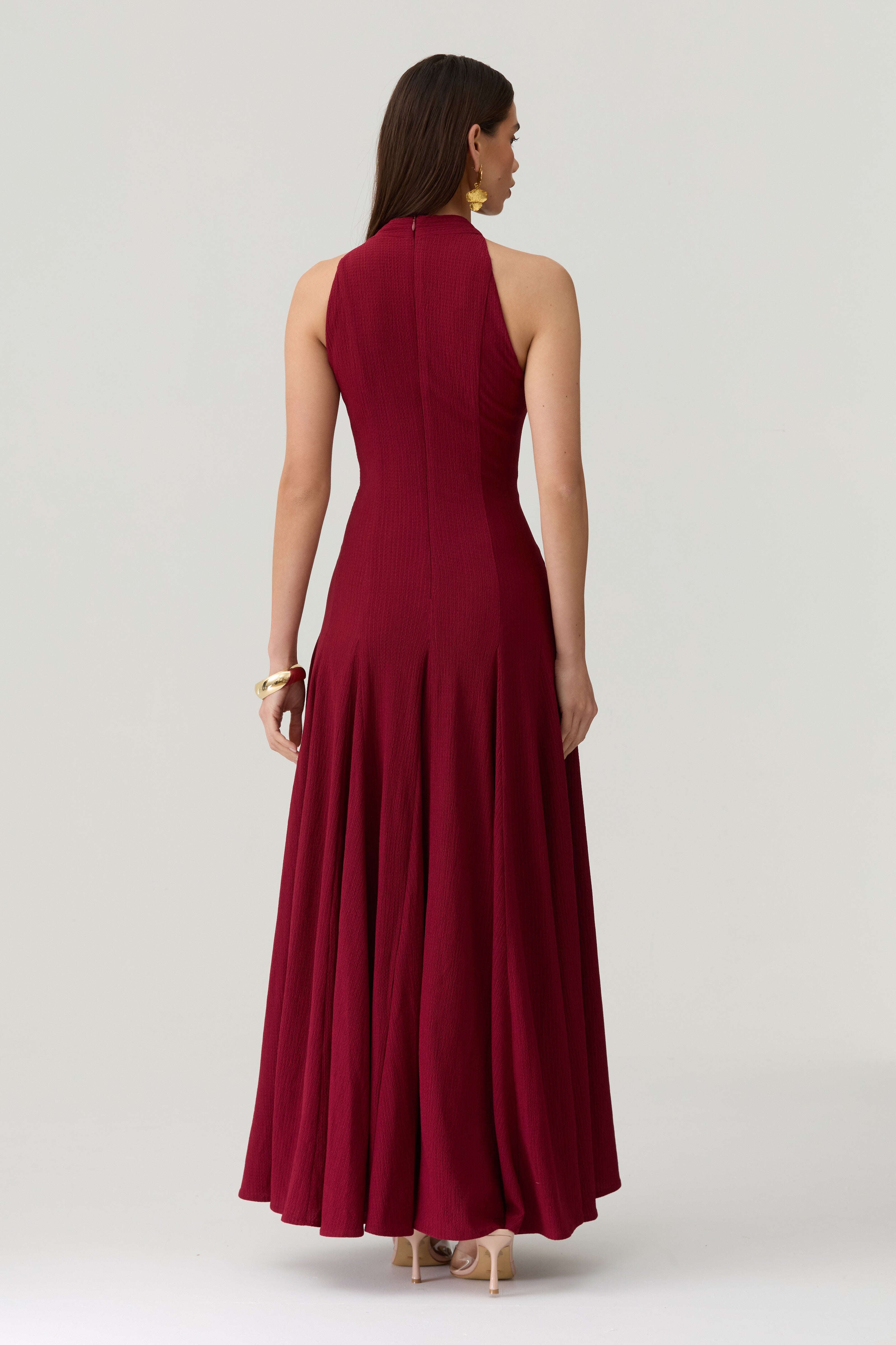 Alannah Dress in Wine
