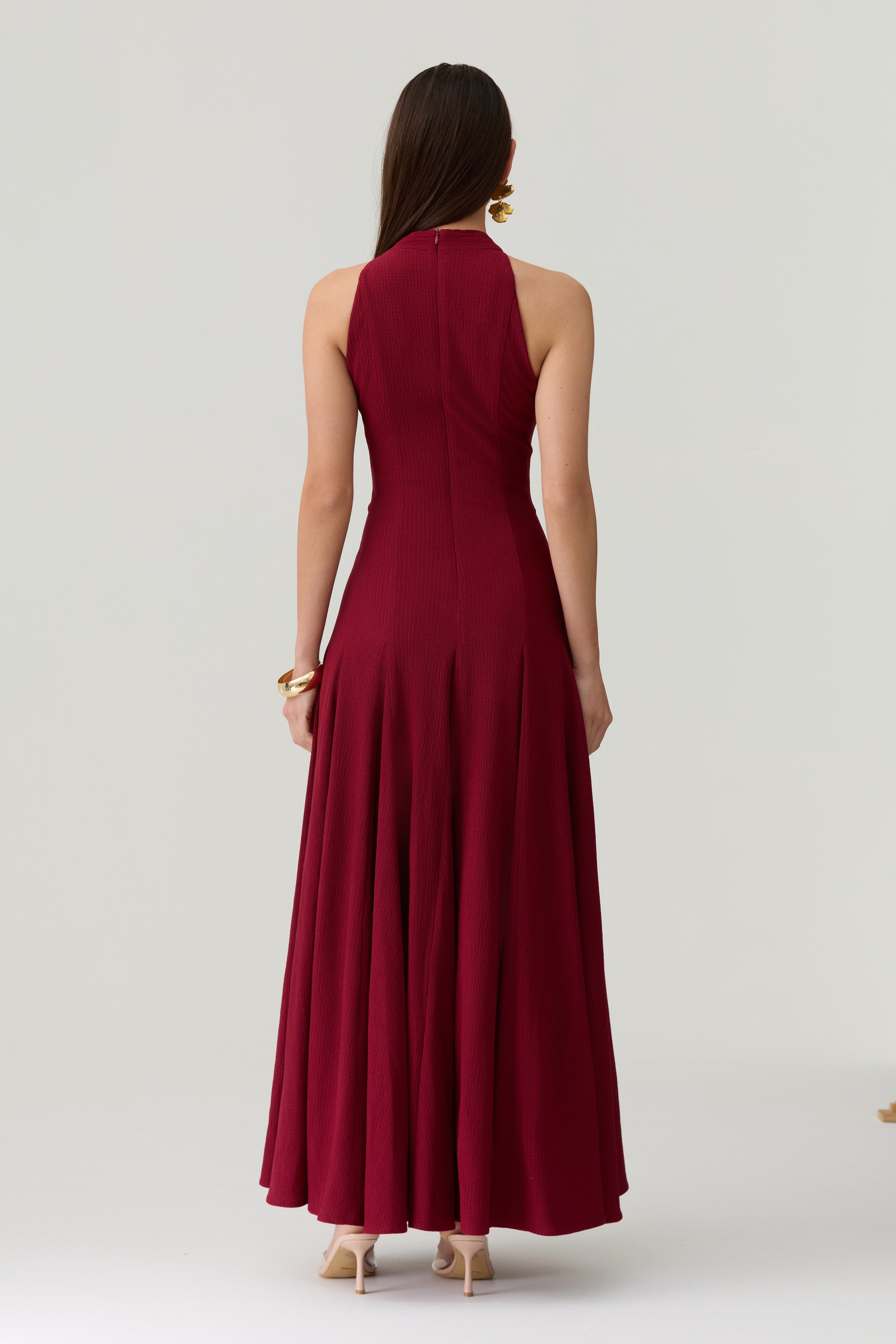 Alannah Dress in Wine