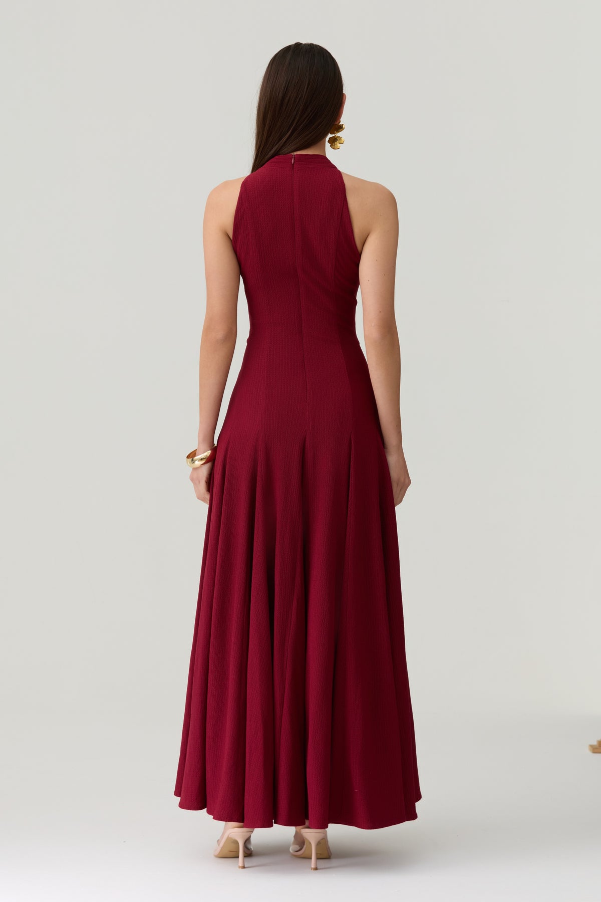 Alannah Dress in Wine
