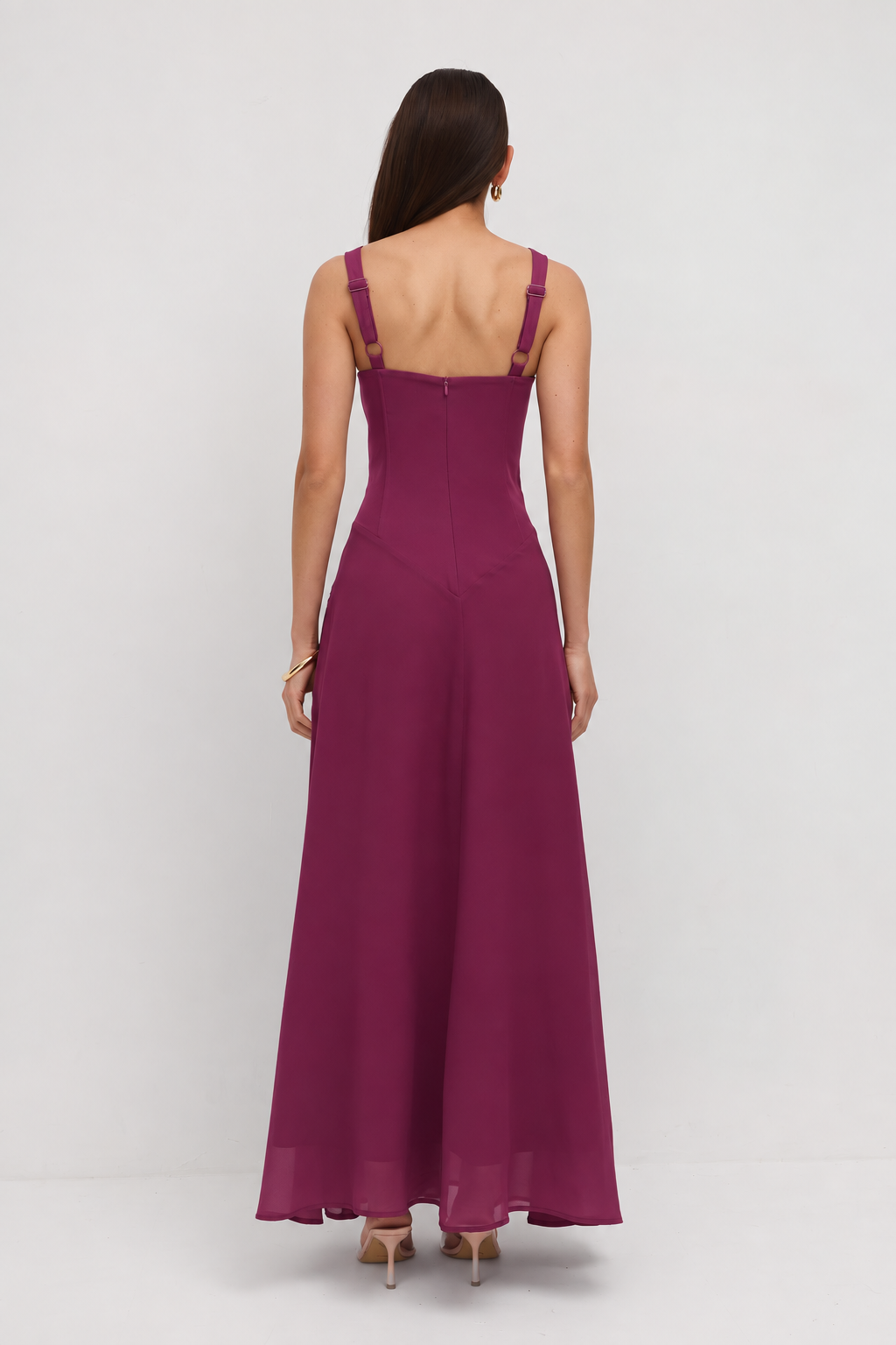 Lucia Dress in Plum