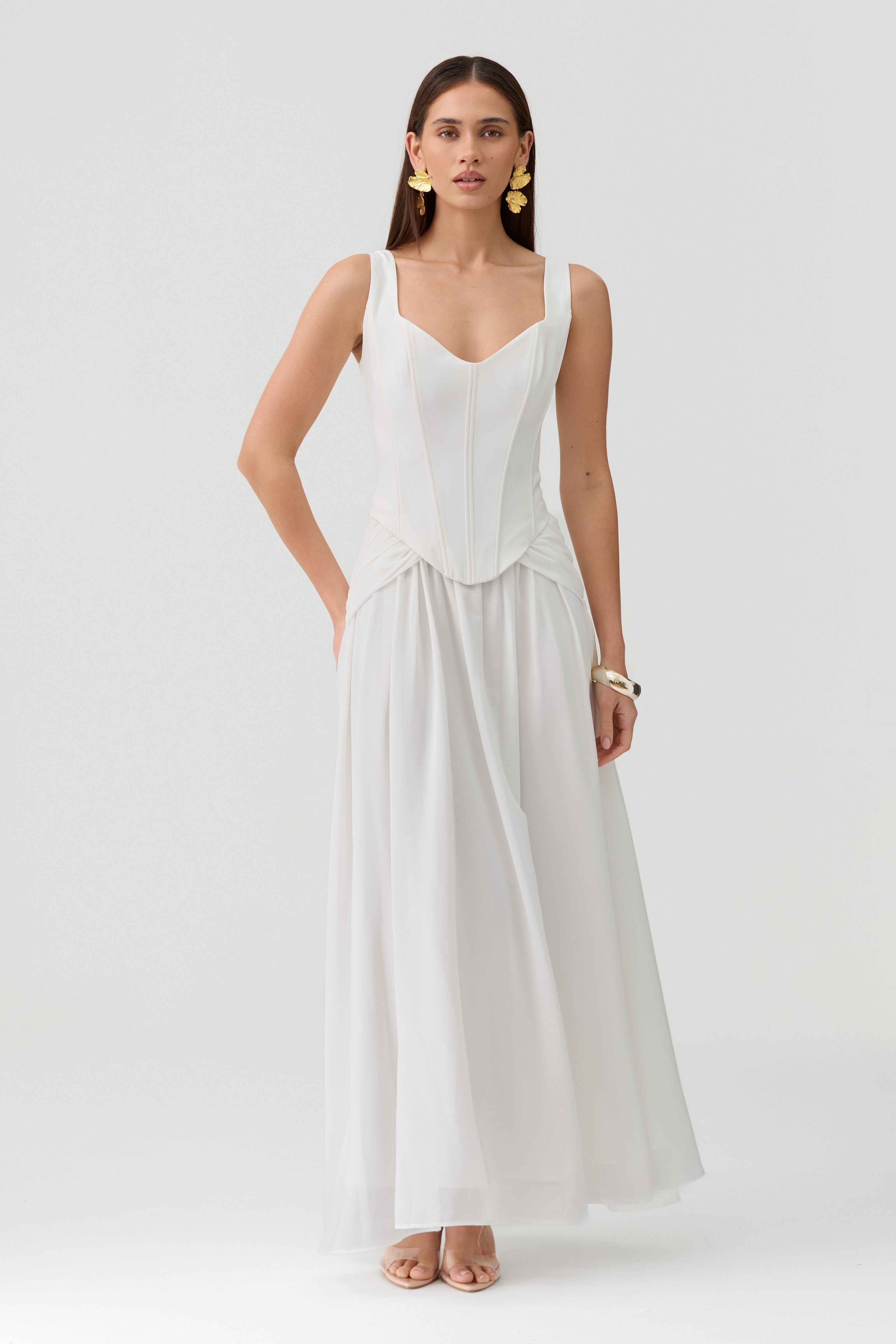 Lucia Dress in White