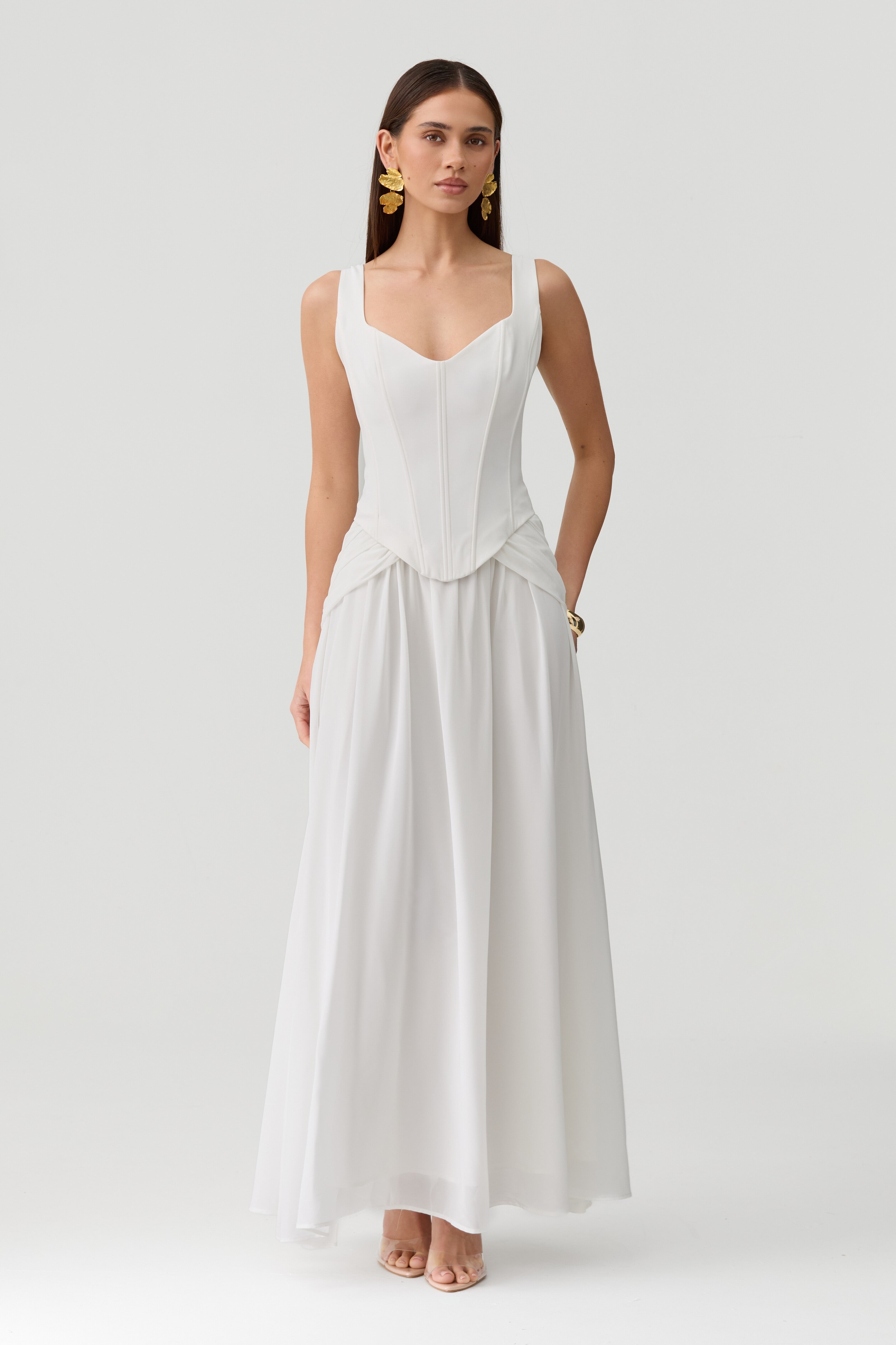 Lucia Dress in White