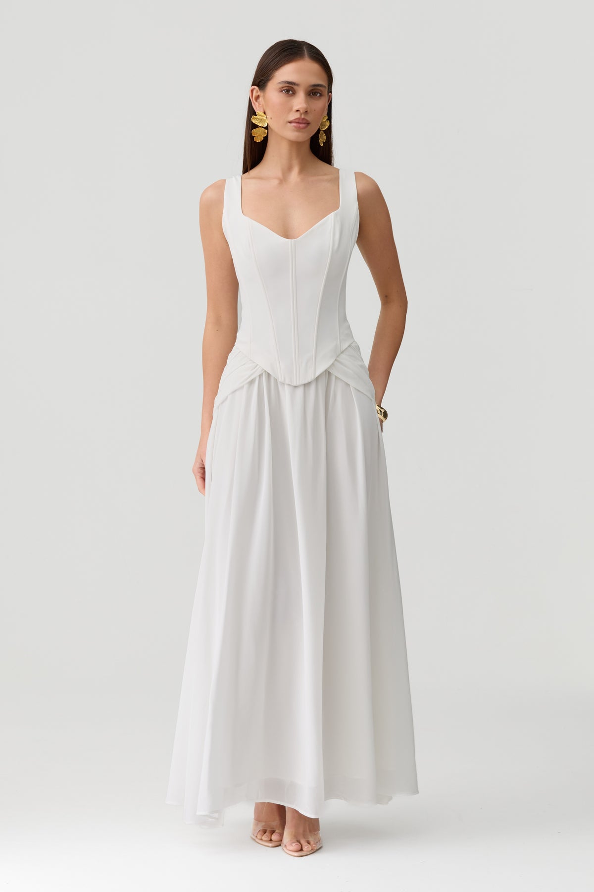 Lucia Dress in White
