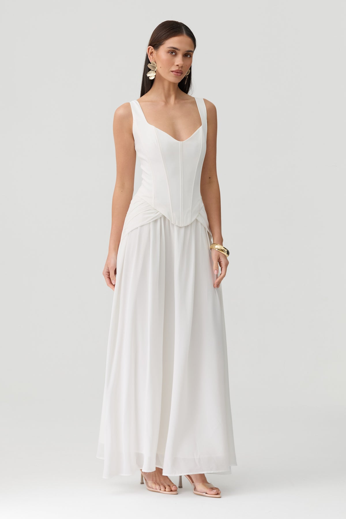 Lucia Dress in White