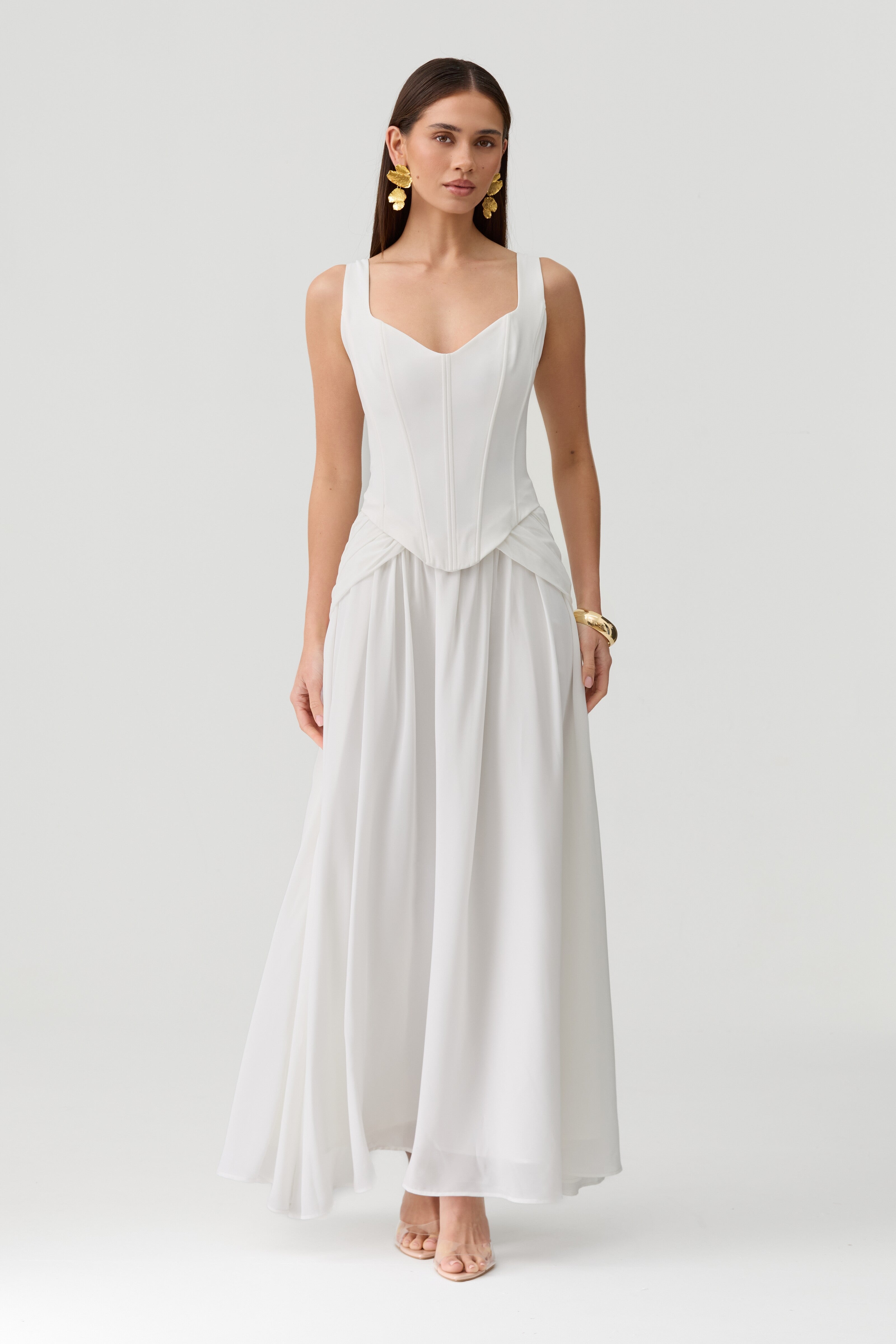 Lucia Dress in White