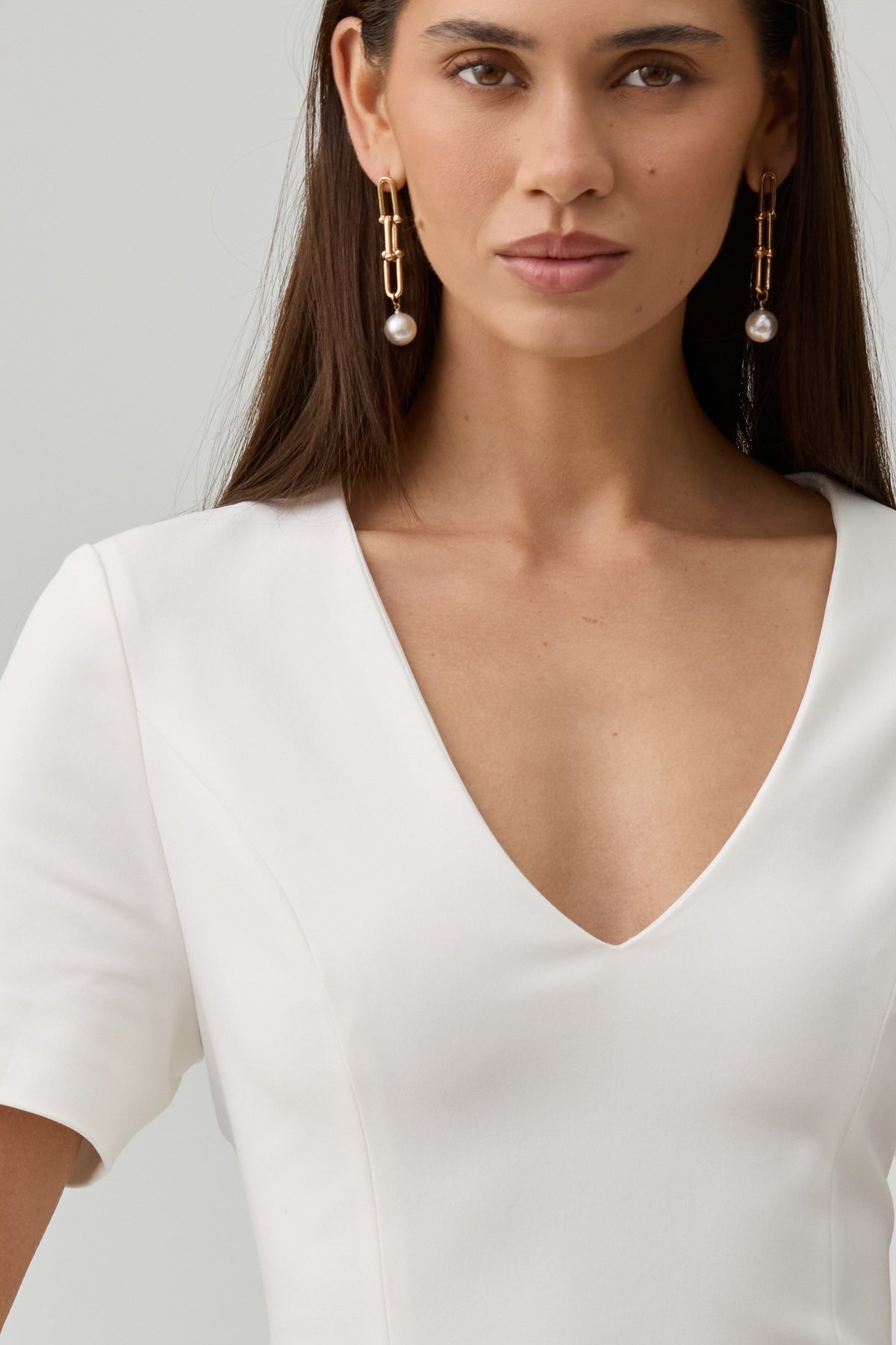 Noelle Dress-White - image 7