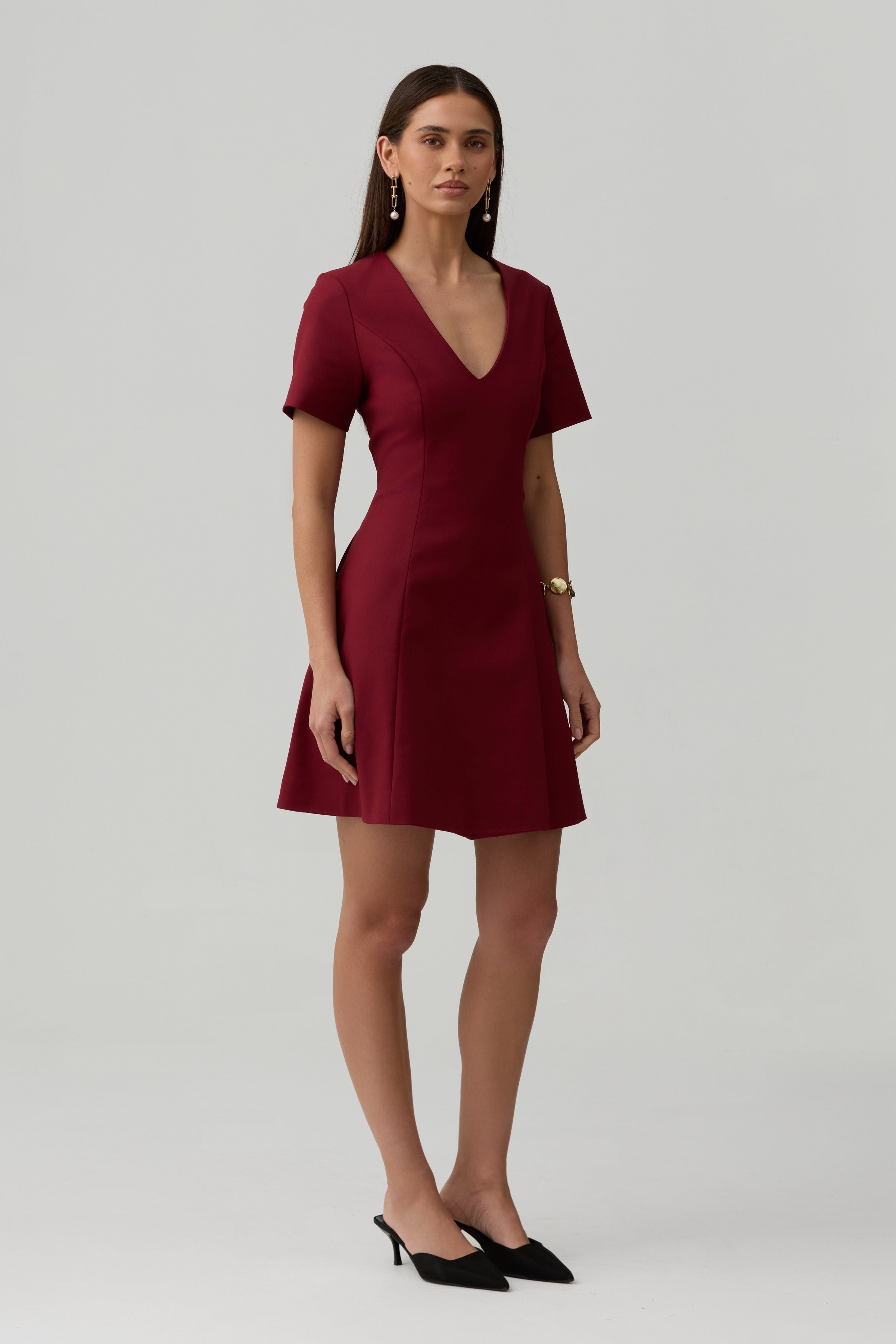 Noelle Dress Wine - image 1