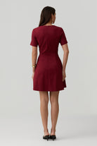Noelle Dress-Wine - image 4