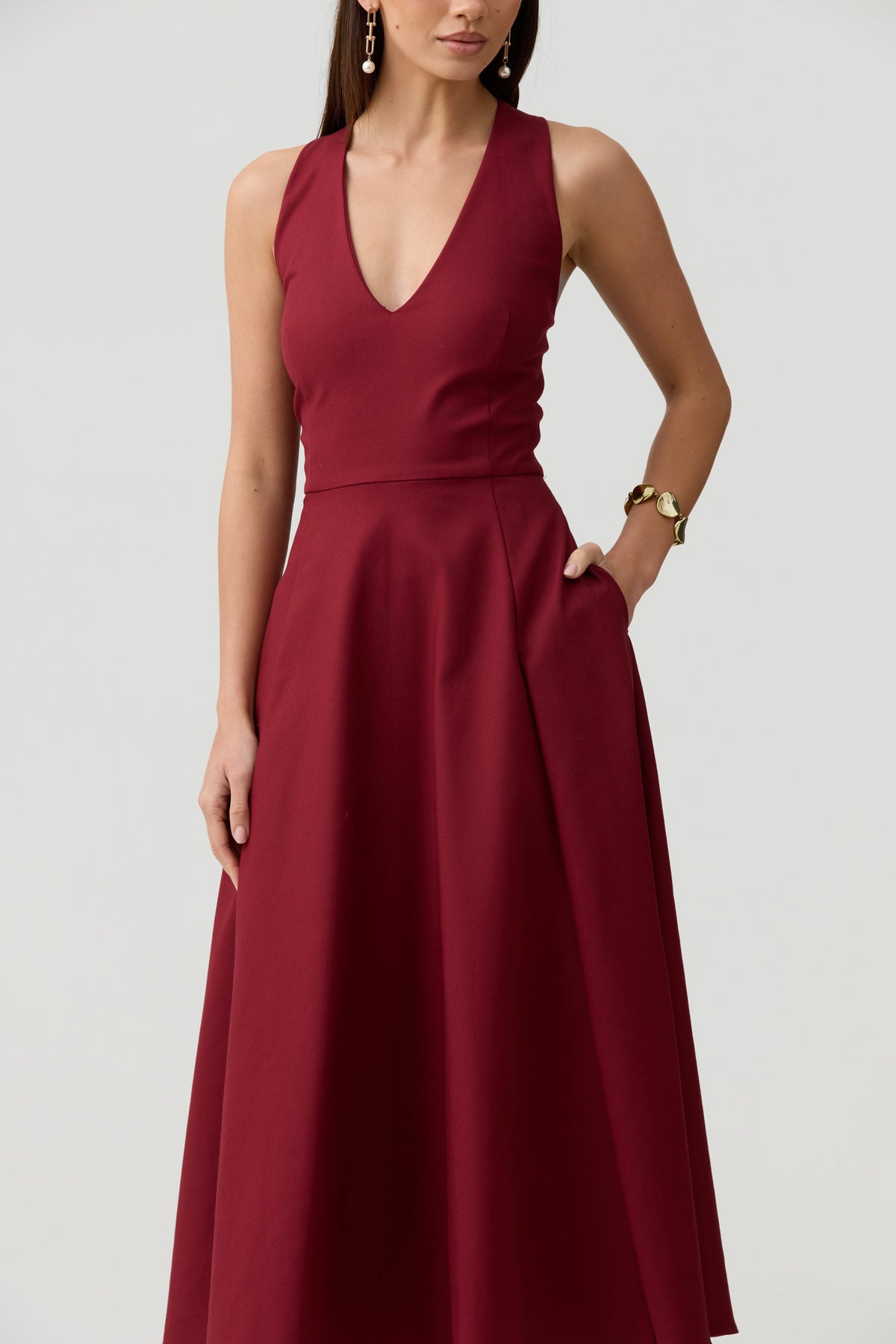 Miranda Dress-Red - image 3