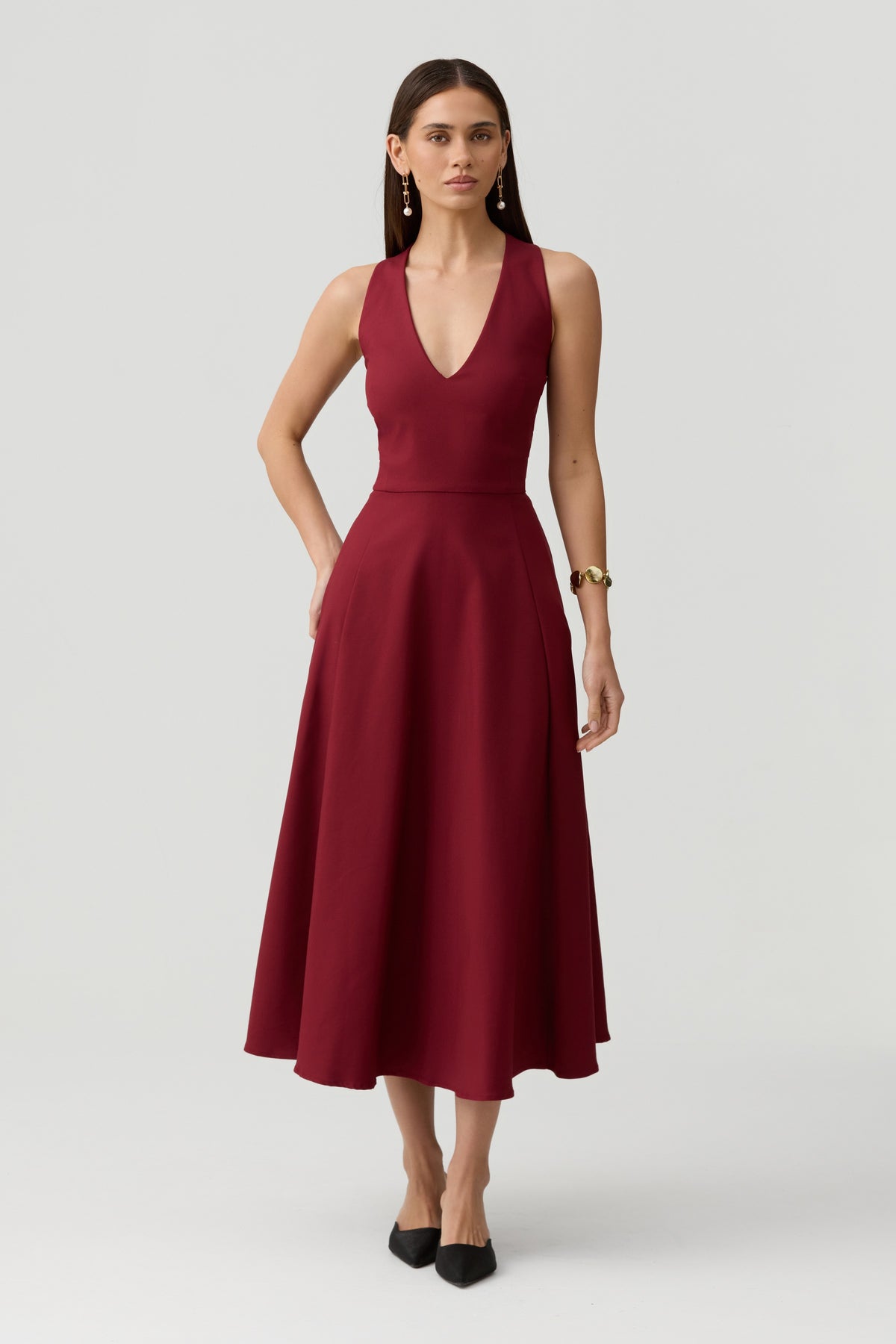 Miranda Dress-Red - image 7