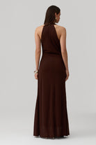 Geneva Dress in Brown