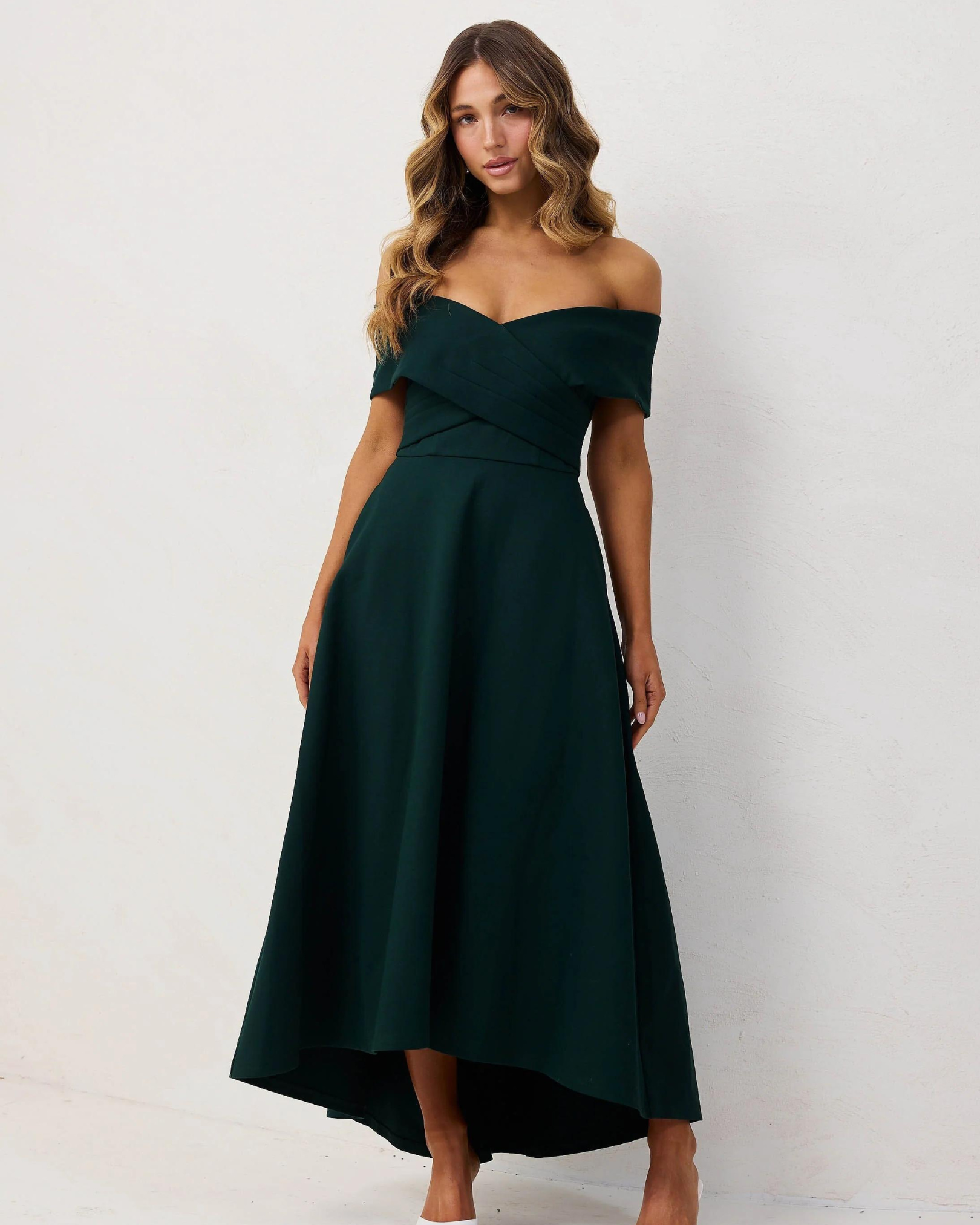 Leanne Dress Emerald Green