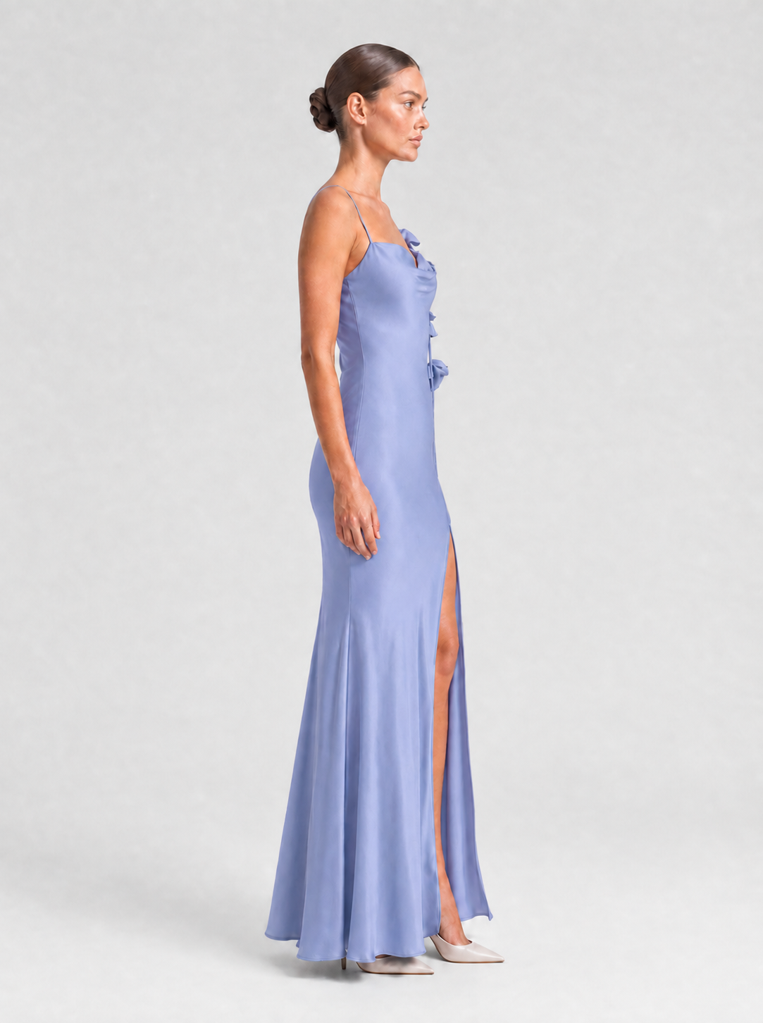 Melina Dress - Blue - Side
