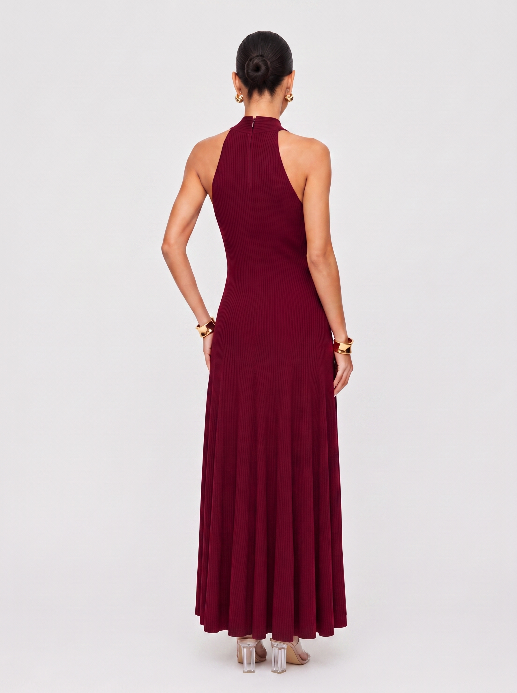 Alannah Dress in Wine