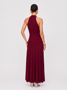 Alannah Dress in Wine