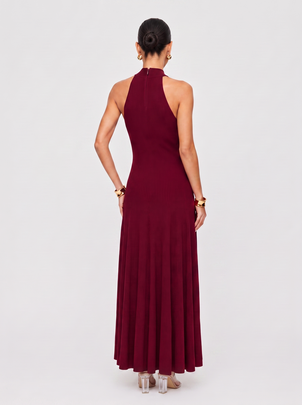 Alannah Dress in Wine