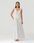 Lucia Dress White front view