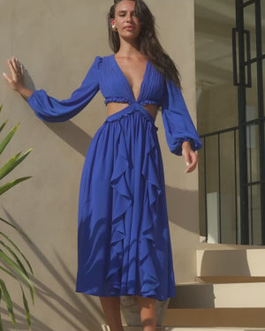Amara Dress-Blue
