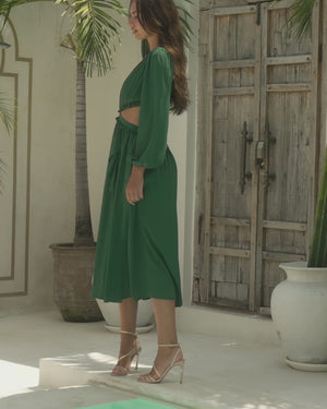 Amara Dress-Green