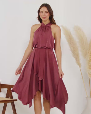 Kat Dress-Plum