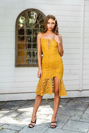 Kelsey Dress - Mustard