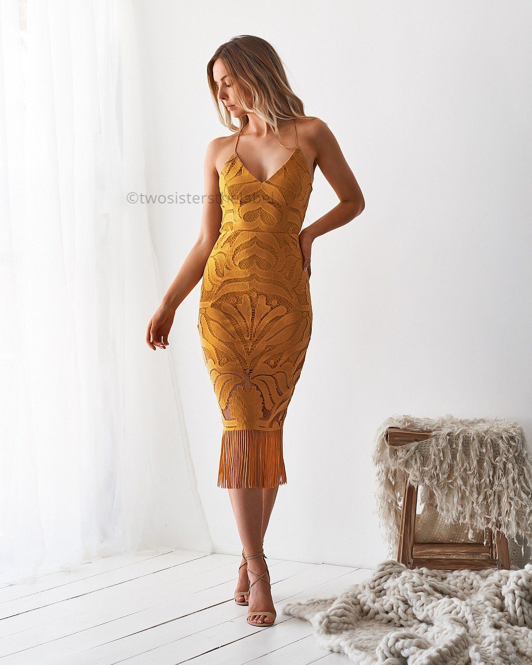 Twosisters The Label Khaleesi Dress Mustard