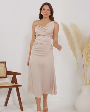 Daphne Dress-Champagne