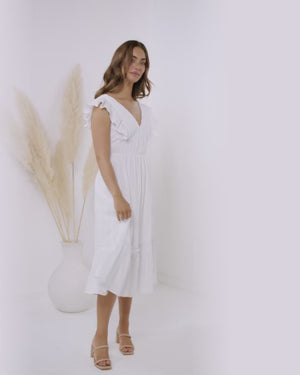 Hayman Dress - White
