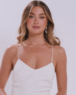 Ollie Dress-White