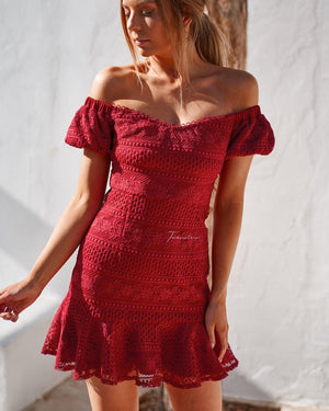 Gabriella Dress - Red