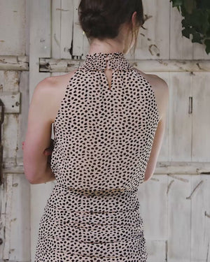 Pip Midi Dress - Leopard Print