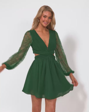 Everleigh Dress-Green