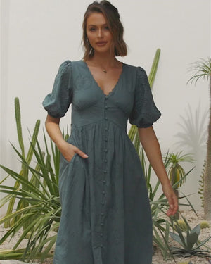 Mara Dress - Green