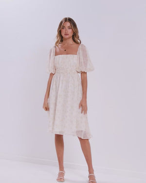 Molly Dress-Cream