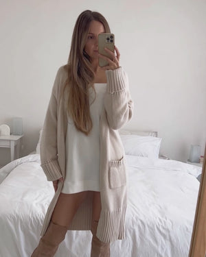 Cecilia Knit Jacket - Beige