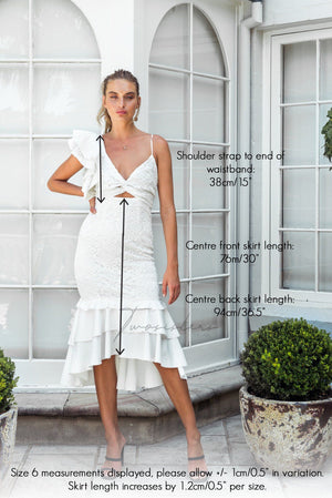 Sophia Dress - White