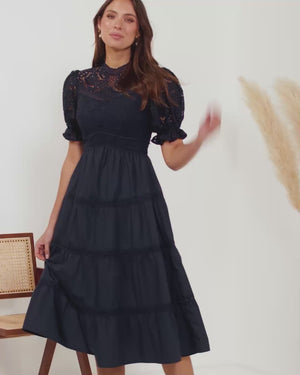 Zara Dress-Navy