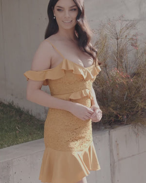 Lizzie Dress - Mustard