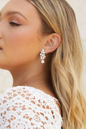 Aurelie Earrings - Silver