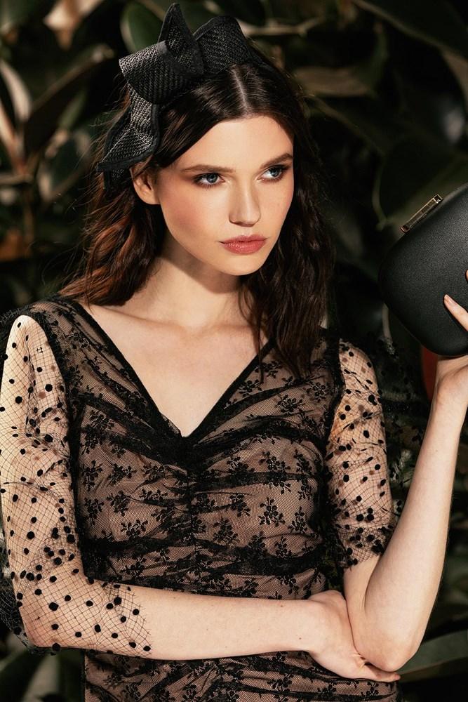 Ruth Fascinator - Black