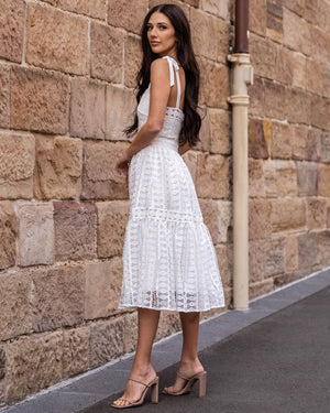 Pamela Dress-White