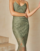 Twosisters The Label Khaleesi Dress Moss Green